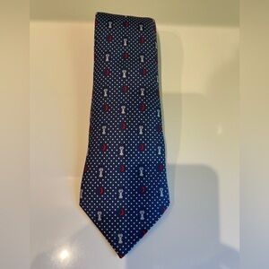 Hermes Blue Owl Silk Scarf